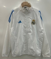 25-26 Real Madrid White Thailand Trench Coats-0255