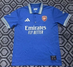(S-4XL) 26-27 Special Version Arsenal Blue Thailand Soccer Jersey AAA