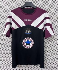 (S-4XL) Retro Version 96-97 Newcastle United Red&Black Thailand Soccer Jersey AAA-2044