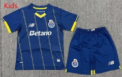 25-26 Porto 4th Away Blue Kids/Youth Soccer Uniform