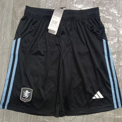 25-26 Aston Villa Away Black Thailand Soccer Shorts
