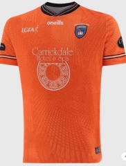 (S-5XL) 2026 Armagh Home Orange Thailand Rugby Shirt
