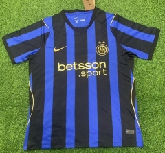 (S-4XL) 26-27 Inter Milan Home Blue&Black Thailand Soccer Jersey AAA-9070