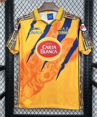 Retro Version 97-98 Tigres UANL Home Yellow Thailand Soccer Jersey AAA-2851