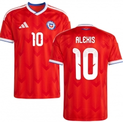 (S-4XL) 2026 World Cup Chile Home Red (ALEXIS #10) Thailand Soccer Jersey AAA-512