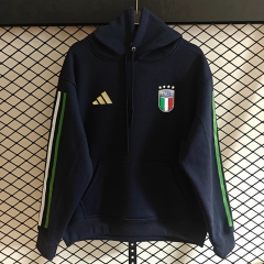 Player Version 26-27 Italy Royal Blue Thailand Soccer Tracksuit With Hat-CS