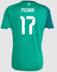 (S-4XL) 26-27 Northern Ireland Home Green (McNair #17) Thailand Soccer Jersey AAA-4506