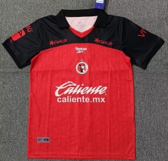 (S-4XL) 26-27 Club Tijuana Home Red Thailand Soccer Jersey AAA