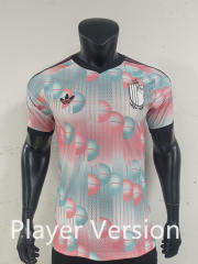 Player Version 2026 World Cup Belgium Away Pink&Blue Thailand Soccer Jersey AAA-0871