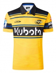(S-7XL) 2026 Hurricane Home Yellow Thailand Rugby Shirt