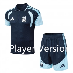 Player Version 26-27 Argentina Royal Blue Thailand Soccer Uniform-9926