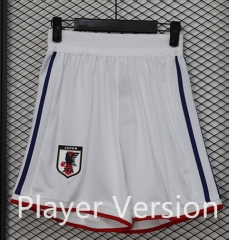 (S-3XL) Player Version 26-27 Japan White Thailand Soccer Shorts-888
