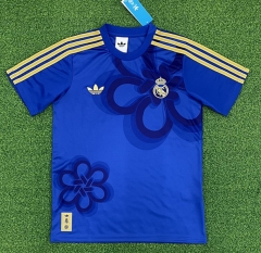 (S-4XL) 26-27 Special version Real Madrid Blue Thailand Soccer Jersey AAA-403
