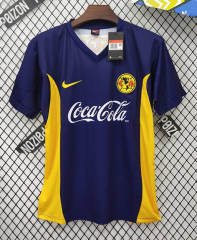 Retro Version 2000 Club América Away Royal Blue Thailand Soccer Jersey AAA-2851