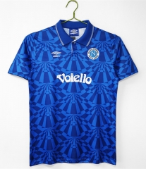 Retro Version 91-93 Napoli Home Blue Thailand Soccer Jersey AAA-C1046