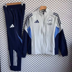 2025-2026 Arsenal Light Grey Thailand Soccer Coat Uniform-2315