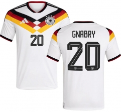 (S-4XL) 2026 World Cup Germany Home White (GNABRY #20) Thailand Soccer Jersey AAA-GB