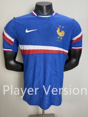 Player Version 26-27 France Home Blue Thailand Soccer Jersey AAA-6352