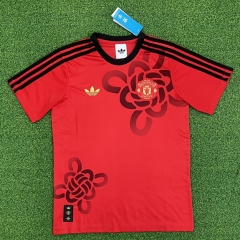 (S-4XL) 26-27 Special version Manchester United Red Thailand Soccer Jersey AAA-403