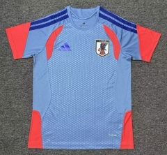 (S-4XL) 26-27 Japan Light Blue Thailand Training Soccer Jersey AAA-2483