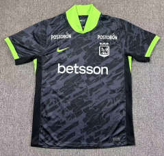 (S-4XL )26-27 Atlético Nacional 2nd Away Black&Grey Thailand Soccer Jersey AAA-417