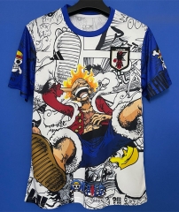 25-26 Special Version Japan White&Blue Thailand Soccer Jersey AAA-6486
