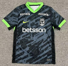 (S-4XL )26-27 Atlético Nacional 2nd Away Black&Grey Thailand Soccer Jersey AAA-512