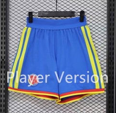 Player Version 26-27 Colombia Blue Thailand Soccer Shorts-888