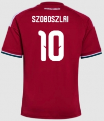 (S-4XL) 26-27 Hungary Home Red (Szoboszlai #10) Thailand Soccer Jersey AAA-512