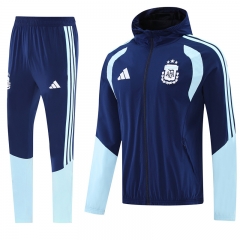 25-26 Argentina Royal Blue Thailand Soccer Coat Uniform-LH