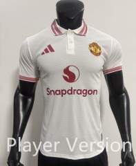 Player Version 25-26 Special version Manchester United White Thailand Soccer Jersey AAA-SJ