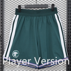 (S-3XL) Player Version 26-27 Saudi Arabia Home Green Thailand Soccer Shorts-888