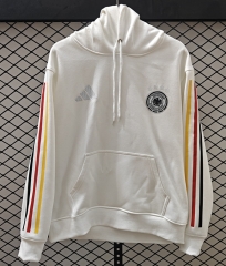 Player Version 26-27 Germany Home White Thailand Soccer Tracksuit Top With Hat-CS