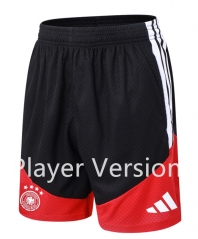 (S-4XL) Player Version 26-27 Germany Black Thailand Soccer Shorts-9926