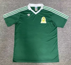 (S-3XL) Retro Version 86 Mexico Home Green Thailand Soccer Jersey AAA-912