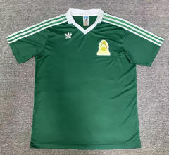 (S-3XL) Retro Version 86 Mexico Home Green Thailand Soccer Jersey AAA-912