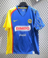 Retro Version 07-08 Club América Away Blue Thailand Soccer Jersey AAA-2851