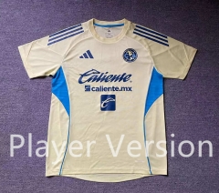 (S-4XL) Player Version 26-27 Club América Home Yellow Thailand Soccer Jersey AAA-912