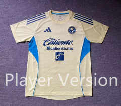 (S-4XL) Player Version 26-27 Club América Home Yellow Thailand Soccer Jersey AAA-912