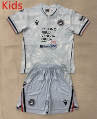 25-26 Udinese Calcio Away Light Grey Kids/Youth Soccer Uniform-AY