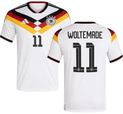 (S-4XL) 2026 World Cup Germany Home White (WOLTEMADE #11) Thailand Soccer Jersey AAA-GB
