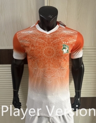 Player Version 26-27 Special Version Cote d'Ivoire Orange&White Thailand Soccer Jersey AAA-9812