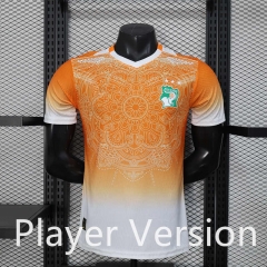 Player Version 26-27 Cote d'Ivoire Orange&White Thailand Soccer Jersey AAA-888