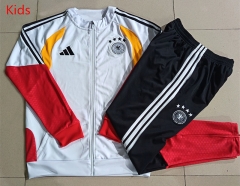 26-27 Germany White Kids/Youth Soccer Jacket Uniform-815