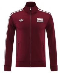 25-26 Adi&Oasis Maroon Thailand Soccer Jacket-LH