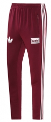 25-26 Adi&Oasis Maroon Thailand Soccer Jacket Long Pants-LH