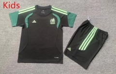 26-27 Mexico Black Kids/Youth Training Soccer Uniform-912
