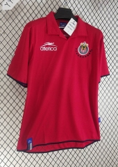 Retro Version 03-04 Deportivo Guadalajara 2nd Away Red Thailand Soccer Jersey AAA-2851