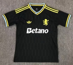 (S-4XL) 26-27 Special Version Aston Villa Black Thailand Soccer Jersey AAA-4178