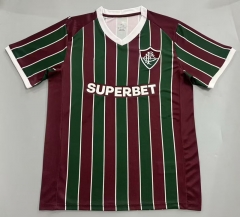 (S-4XL) 26-27 Fluminense de Feira Home Red&Green Thailand Soccer Jersey AAA-5668